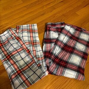 Two pairs of XS PJ pants. One holister, one target.